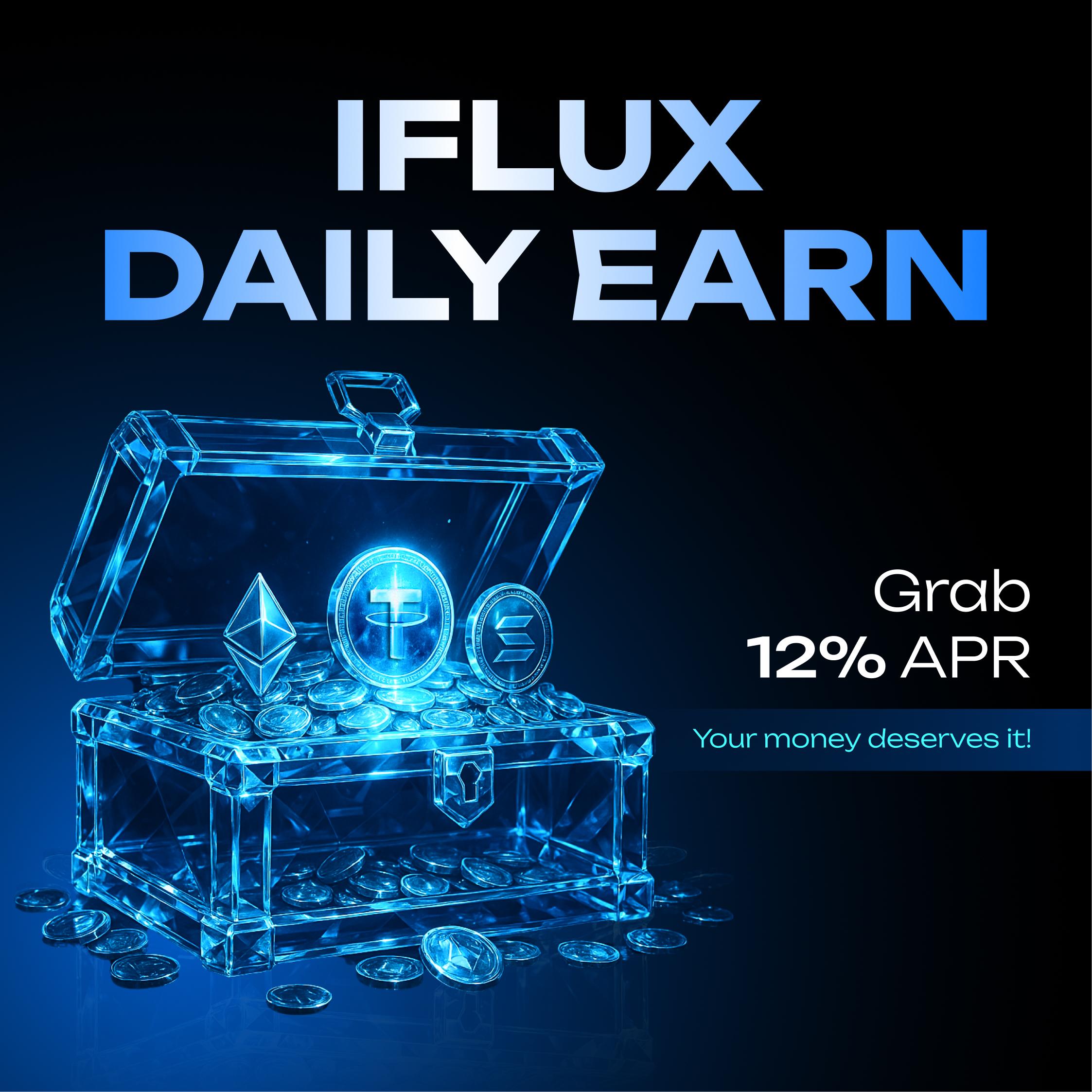 Your fund could grow steadily at 12% APR with our Daily Earn